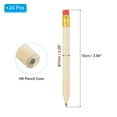 thumbnail image 2 of Unique Bargains Half Pencils with Red Eraser, HB Lead, 24 Count, 2 of 6