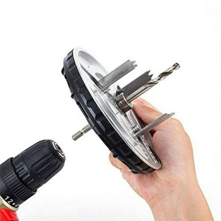 

Circular Adjustable Punching Saw 45-130mm Electric Drill Screwdriver Tool for Woodworking
