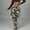 Khaki, variant on Idoravan Women's Plus Size Pants Clearance Fashion Womens Sexy Skinny Camouflage Fringed Bandage Trousers