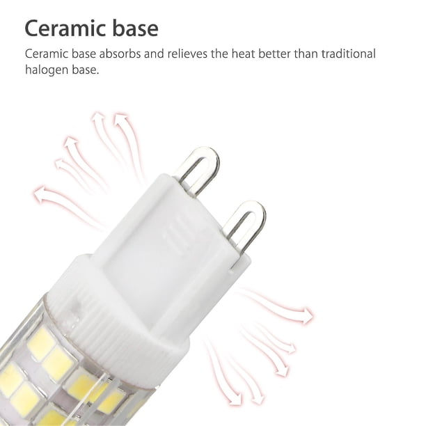 Paquete De 6 Bombillas Led G9, Regulables, 9 W, 700 Lm, Blan | Cuotas