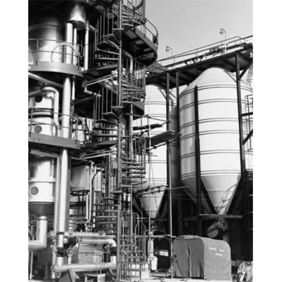 Posterazzi SAL2557445 Spiral Staircase in a Chemical Plant Poster Print - 18 x 24 in.