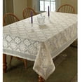 thumbnail image 2 of Stars Crochet Vintage Lace Design Tablecloth 60" by 105" Oblong / Rectangle White, 2 of 2