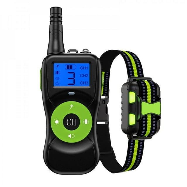 Dog Training Collar 800M Dog Training Device IP7 Waterproof Pet Dog Remote Control Rechargeable dog collar Shock Vibration Sound