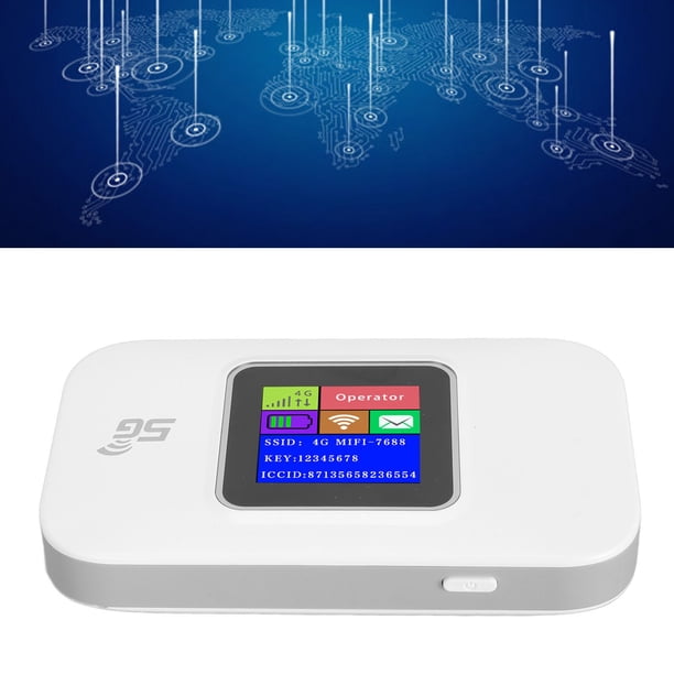 WiFi Portátil 4G LTE, Enrutador WiFi Portátil Con Cifrado De Seguridad Alimentado Por USB De Alta Velocidad De 300Mbps Para Tabletas