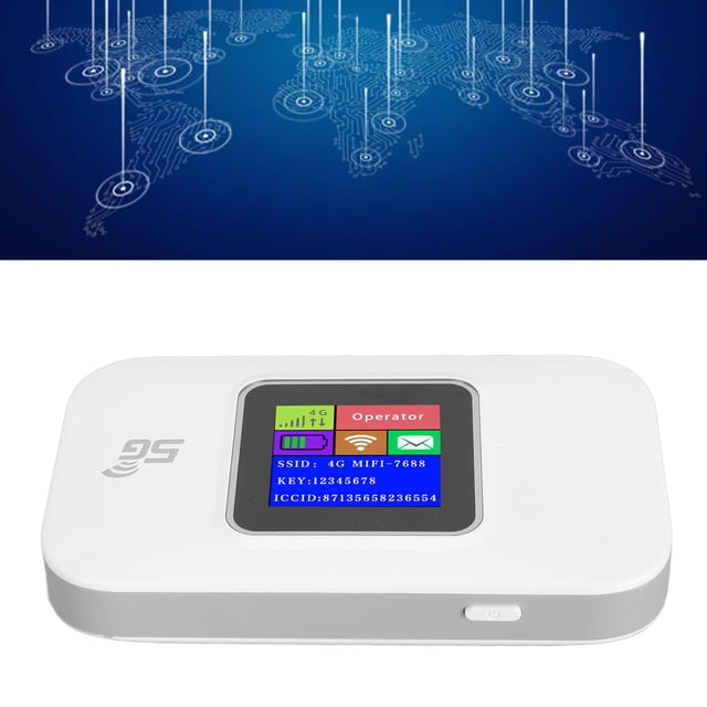WiFi Portátil 4G LTE, Enrutador WiFi Portátil Con Cifrado De Seguridad Alimentado Por USB De Alta Velocidad De 300Mbps Para Tabletas