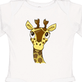 thumbnail image 4 of Inktastic Cute Giraffe Boys or Girls Long Sleeve Baby Bodysuit, 4 of 5