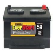 (8 pack) EverStart Maxx Lead Acid Automotive Battery, Groups Size 59