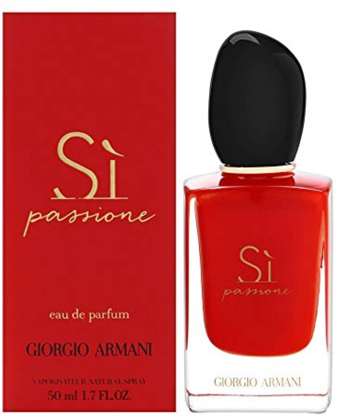 si perfume red bottle