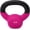 Dark Green, variant on JFIT Kettlebell Weights Vinyl Coated Iron, 5 LB, Hot Pink