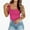 Red, variant on Tank Top for Women with Built in Bra Set White Tank Top Woman with Built in Bra V Neck Ladies' Fashionable and Casual New Women's Clothing Solid Color Slim fit Sexy Small Vest Tank Top Suspender Xl