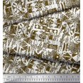 thumbnail image 3 of Soimoi polyester Crepe Fabric Animal Skin Texture Printed Craft Fabric by the Yard 52 Inch Wide, 3 of 3