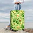 thumbnail image 5 of Salouo Green Avocado Pattern Travel Dust-proof Suitcase Cover, Softside Suitcase Protector Luggage Cover Protector for 18-32inch ,Not Included Suitcase, 5 of 8