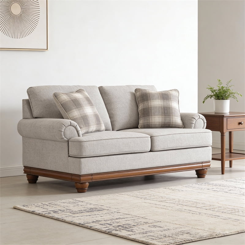 Signature Design by Ashley Stoughton Beige Loveseat