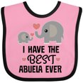 thumbnail image 3 of Inktastic Grandchild Best Abuela Ever Boys or Girls Baby Bib, 3 of 4