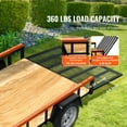 thumbnail image 3 of BENTISM 2 Sided Tailgate Utility Trailer Gate & Ramp Lift Assist System 360 lbs, trailer hitch, 3 of 9