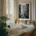 thumbnail image 4 of Villa Volpicelli B&W - Naples Campania Italy Photography Black and White Architecture Coastal Street Photography Vintage Travel Poster Boat Unframed Wall Art Print 36 x 48 inches, 4 of 13