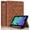 Brown, variant on Allytechgroup Case for iPad Mini 7 A17 Pro 2024/iPad Mini 6 2021 8.3 Inch, Built-in Soft TPU & Pen Slot Elastic Band Flip Shockproof Back Cover Case Auto Wake/Sleep for Women Men, Black
