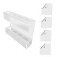 thumbnail image 4 of Luzkey Sippy Holder Container Acrylic Reusable Easy Installation Sippy Dispenser Kitchen Accessories for Door Bar Cupboard Door Cafe Clear, 4 of 8