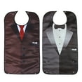 thumbnail image 1 of 2pcs Waterproof Adult Bibs Waterproof Clothing Protector Elder Patient Bibs, 1 of 7