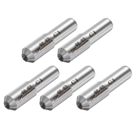 Uxcell 5 Pieces Diamond Dresser Single Tapered Point Grinding Wheel Round Pen Dressing Tool, 25/64" x 1-7/8"