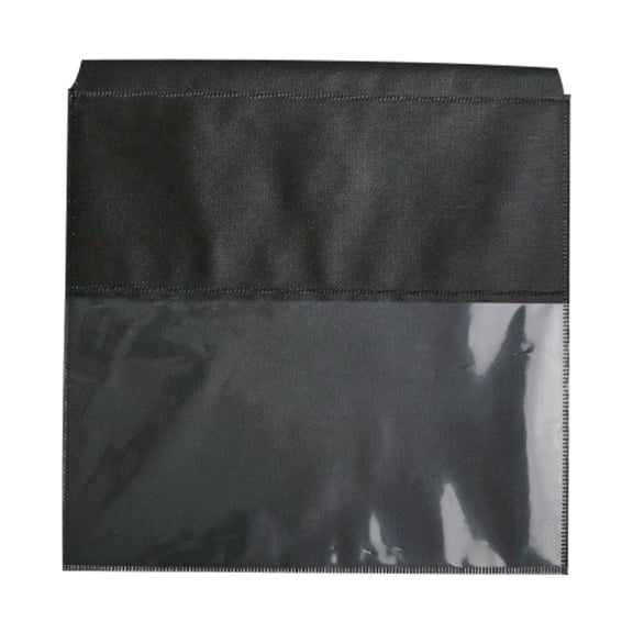Practical Moistureproof Storage Bag Dustproof Drawstring Non Woven Fabric Clothes Storage Bag for Home-Black,50cm