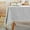 Light Grey, variant on Textured Table cloth for Rectangle table, Heavy Duty Farmhouse Tablecloth Solid Cotton Linen Waterproof Wrinkle Free Burlap Tables Cover for Kitchen Dining,Party, Ivory 55''x120'',10-12 Seats