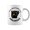 Black, variant on American Total Solar Eclipse Arkansas Retro State Outline Coffee Mugs