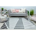 thumbnail image 4 of Mason Brooks Azure AZ45B Evening Shadow Geometric Contemporary Gray Area Rug, 8'3" X 10'0", 4 of 6