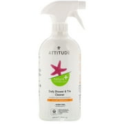 ATTITUDE, Daily Shower & Tile Cleaner, Citrus Zest, 27.1 fl oz (800 ml), Pack of 2