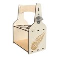 thumbnail image 2 of Estante de madera Natural para botellas de vino, soporte rústico de madera para botellas de cerveza, decoración para el hogar, cocina, almacenamiento de botellas de vino, 2 of 7