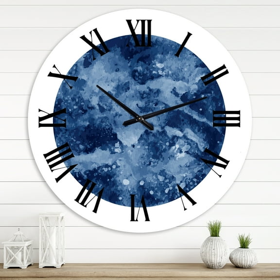 Designart 1 in Quartz Modern and Contemporary Wall Clock