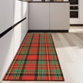 thumbnail image 4 of Red Green Checkerboard Checkered Pattern Kitchen Rug Mat,Kitchen Runner Rugs Non Skid Washable,Decorative Kitchen Floor Mats for Kitchen,Sink,Laundry,17"X47", 4 of 5