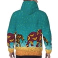 thumbnail image 7 of Sikiie Elephants Men's Hoodie, Essentials Hoodie, Sweatshirt, Pullover Hooded Sweatshirt for Men-X-Large, 7 of 7