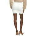 thumbnail image 2 of Endless Rose womens  Fuzzy Mini Skirt, m, White, 2 of 3