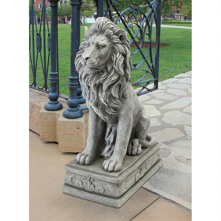 Design Toscano Fouquet Royal Palace Sentinel Lion Statue