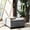 Charcoal, variant on Button In Charcoal - Solid Wood Legs, Ample Interior Space For Storage Soft Close With Extra High Density Foam,