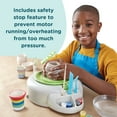 thumbnail image 5 of MindWare Pottery Wheel for Beginners, White and Green, Includes Clay, Paint and Tools, 5 of 8