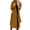 Khaki, variant on Women's Solid Color Lapel Long-Sleeved Woolen Coat Autumn and Winter Simple Warm Placket Lace-Up Coat Khaki L