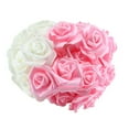 thumbnail image 2 of Luz LED rosa con forma de flor, luz LED de hadas para interiores y exteriores, decoración del Día de San Valentín para ventana, hogar, jardín, fiesta , Rosa y, 2 of 7