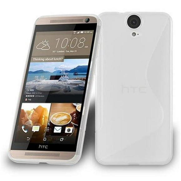 Cadorabo Etui pour HTC un E9 PLUS Housse Écran Protection TPU Silicone Gel Arrière