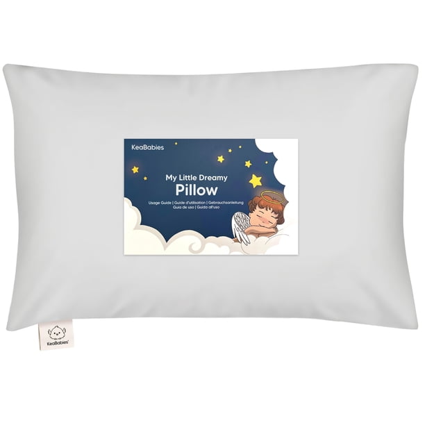 Almohada para niños pequeños KeaBabies 33x46 cm de algodón orgánico suave
