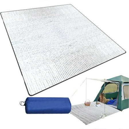 Guoxxzi Camping Mat Foam Foil Blanket for Camping Foam Pad Insulating Foil Mat Sleeping Tent Pad Thermal Aluminum Camping mat for Reflecting Heat (200x150cm)