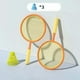 thumbnail image 5 of Raqueta de bádminton para niños, volantes de bádminton, raqueta de tenis para jóvenes, cómoda naranja y amarillo, 5 of 7