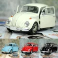 thumbnail image 1 of Modelo de coche Retro Vintage Beetle Diecast Pull Back, juguete para niños, regalo de decoración, figuritas lindas, miniaturas, novedad de 2024, 1 of 4