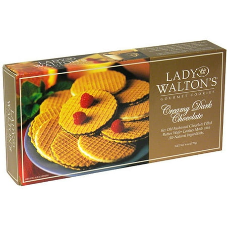 Lady Walton's Creamy Dark Chocolate Cookies, 6 oz (Pack of 12)