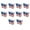 A1, variant on Fourth of July Party Supplies Tableware, Nationalist Disposable Party Supplies Independence Day Veterans Memorial Red White And Blue Party Decorations