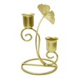 thumbnail image 2 of DOLITY Candle Holder Double Head Decor for Table Centerpiece Christmas Housewarming Gold, 2 of 9