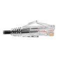 thumbnail image 3 of Eaton Tripp Lite Series Cat6 Gigabit Snagless Slim UTP Ethernet Cable (RJ45 M/M), PoE, Black, 6-in. (15.24 cm) - Patch cable - RJ-45 (M) to RJ-45 (M) - 6 in - UTP - CAT 6 - molded, snagless, stranded - black, 3 of 4
