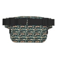 thumbnail image 3 of Fotbe UAE Travel1 1 Cangurera Cuadrada con Estampado de Doble Capa, Bolsa de Cintura Ajustable Mini para Hombres y Mujeres, 3 of 9