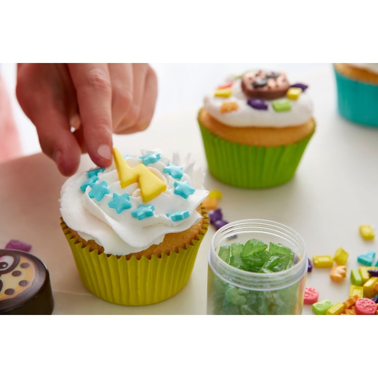 Bolt Movie Birthday Cake Topper Set - 2D Figures Of Bolt, Mittens & Rhino (Approx. 2.5-3" Tall)